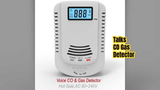 JKD-808COM Talking CO Gas Detector Safety